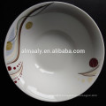 8 inch customized chinese noodles bowl white porcelain